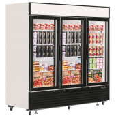 Tefcold Upright Display Freezer Triple Glass Door 2050 Litre