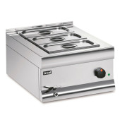 Lincat BM4BW Silverlink 600 Bain Marie Wet Heat + 3x 1/3 GN 150mm Pans