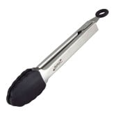 Stainless Steel Locking Tongs with Silicone Tip 23cm