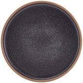 GenWare Kava Black Stoneware Presentation Plate 18cm/7" (Pack of 6)