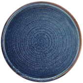 Terra Porcelain Aqua Blue Low Presentation Plate 25cm/9.9" (Pack of 6)
