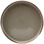 Terra Porcelain Smoke Grey Low Presentation Plate 21cm/8.3" (Pack of 6)