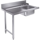 Pass Through Prewash Sink 1200mm Left