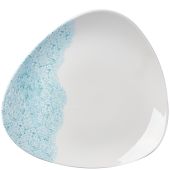 Churchill Med Tiles Accent Aquamarine Lotus Plate 26.5cm/10.5" (Pack of 12)