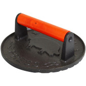 Cast Iron Burger Press Round 18x6cm