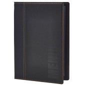 Contemporary A5 Menu Holder Black 4 Pages