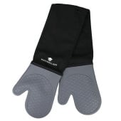 MasterClass Seamless Silicone Double Oven Gloves Grey