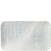 Dudson Makers Jute Grey Organic Rectangular Plate 27x16cm/10.6x6.3" - Overhead