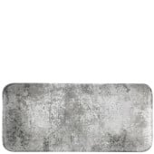 Dudson Urban Steel Grey Organic Rectangular Plate 34.6 x 15.6cm/13.75 x 6.25" (Pack of 6)