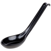 Black Melamine Soup Spoon 0.6oz 18ml