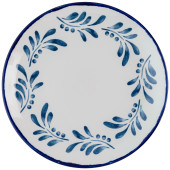 Dudson Harvest Mediterranean Blue Coupe Plate 21.7cm/8.67" (Pack of 12)