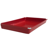 Microsave Teflon Cooking Tray Red 28 x 18cm/11" x 7"