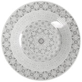White Marrakesh Melamine Bowl 48 x 6cm/19 x 2.5" 