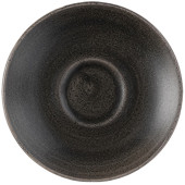 Churchill Monochrome Iron Black Cappuccino Saucer 15.6cm/6.25" (Pack of 12)