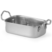 Mini Roasting Pan with Handles Stainless Steel 14.5x9.5cm (Pack of 6)