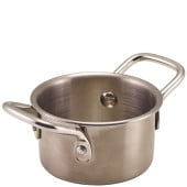 GenWare Mini Stainless Steel Casserole Dish 8.6 x 4.7cm (Pack of 12)