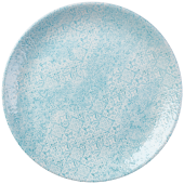 Churchill Med Tiles Aquamarine Evolve Coupe Plate 26cm/10.25" (Pack of 12)