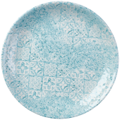 Churchill Med Tiles Aquamarine Evolve Coupe Plate 16.5cm/6.5" (Pack of 12)