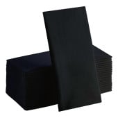 Airlaid Napkins 40cm 8 Fold Black (Pack of 500)