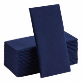 Airlaid Napkins 40cm 8 Fold Dark Blue (Pack of 500)