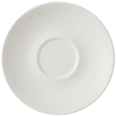 Dudson Harvest Norse White Cappuccino Saucer 15.8cm/6.25" - Overhead