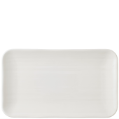 Dudson Harvest Norse White Organic Rectangular Plate 27x16cm/10.6x6.3" - Overhead