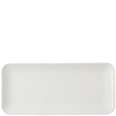 Dudson Harvest Norse White Coupe Platter 35x15.8cm/13.75x6.25" - Overhead