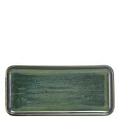 Terra Porcelain Aqua Green Narrow Rectangular Platter 27x12.5cm (Pack of 6)