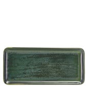Terra Porcelain Aqua Green Narrow Rectangular Platter 31x14cm (Pack of 6)