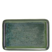Terra Porcelain Aqua Green Rectangular Platter 30 x 20cm (Pack of 3)