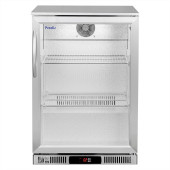 Prodis Low Energy Stainless Steel Back Bar Bottle Cooler Beer Fridge Single Door 126 Litre