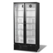 Prodis Upright Back Bar Bottle Cooler Beer Fridge Double Hinged Door 560 Litre