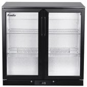 Prodis Low Energy Back Bar Bottle Cooler Beer Fridge Double Hinged Door 180 Litre