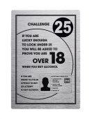 Modern Bar Notices - Under 25?