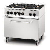 Lincat OG8002/DD Opus 800 Gas Free-standing Oven Range 6 Burners (Drop-Down Door)