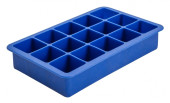 Ice Cube Mould Silicone 1.25 Inch Square - 15 Cavities