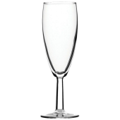 Saxon Toughened Champagne Flutes 150ml/5.25oz CE/UKCA Lined 125ml (Pack of 12)