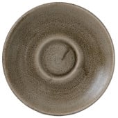 Churchill Stonecast Patina Antique Taupe Espresso Saucer 4.5 Ich (Pack of 12)