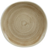Stonecast Patina Antique Taupe Organic Round Plate 26.4cm