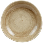 Stonecast Patina Antique Taupe Organic Round Bowl 25.3cm 110cl