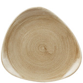 Stonecast Patina Antique Taupe Triangle Plate 19.2cm