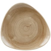 Stonecast Patina Antique Taupe Triangle Plate 22.9cm