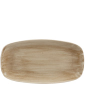 Stonecast Patina Antique Taupe Chefs' Oblong Plate 35.5x18.9cm
