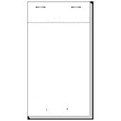 Carbon Duplicate Waiters Restaurant Order Pads End Fold 50 Sheets (Pack of 25)