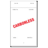 Waiters Restaurant Order Pads Carbonless Duplicate 50 Sheets (Pack of 25)