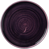 Churchill Stonecast Patina Deep Purple Walled Plate 21cm/8.25" (Pack of 6)