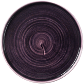 Churchill Stonecast Patina Deep Purple Walled Plate 26cm/10.25" (Pack of 6)