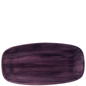Churchill Stonecast Patina Deep Purple Chefs Oblong Plate 35.5 x 18.9cm/13.88 x 7.38" (Pack of 6)