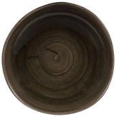 Stonecast Patina Iron Black Organic Round Plate 26.4cm