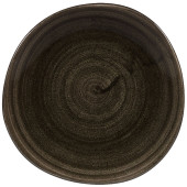 Stonecast Patina Iron Black Organic Round Plate 18.6cm